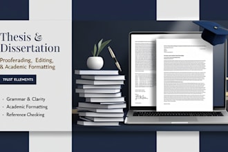 proofread and edit economic articles, thesis