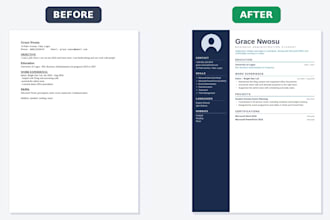 format and design a professional CV or resume in word