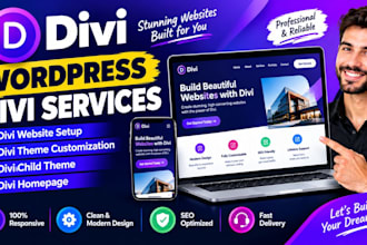 divi website setup, divi theme customization, divi child theme, divi homepage