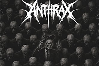 create a modern metal band logo design