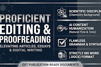 meticulously copyedit and proofread your document