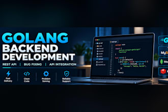 develop and fix rest apis using golang
