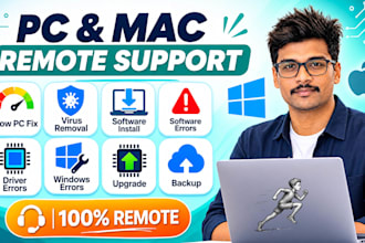 troubleshoot, optimize and repair your PC or laptop remotely