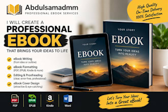 write a professional ebook for your business or brand