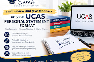 review and give feedback on your ucas personal statement format