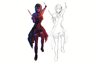draw art commisions in my style