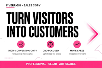 write high converting sales copy