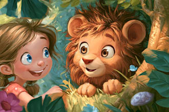 custom children story book illustration