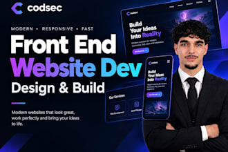 build animated business website with smooth scroll effects