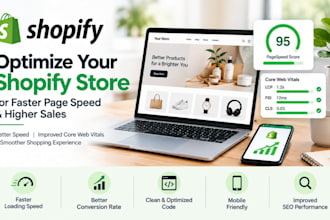 optimize shopify page speed for faster sales and core web vitals
