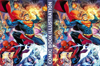 comic book illustration graphic novel comic strip comic book artist comic page