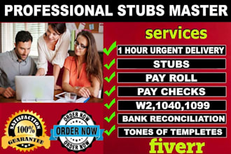 prepare adp payroll stubs and w2 forms for your employees