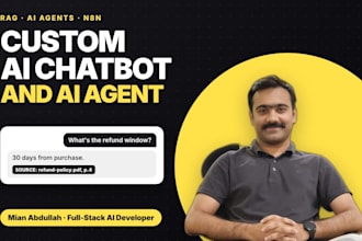 build custom ai chatbot and ai agent with rag and n8n