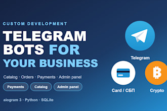 create a telegram bot for your business with payments