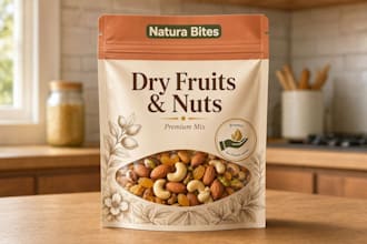 design premium product pouch packaging