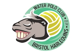 design pony play water polo brand logo
