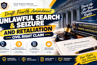 draft fourth amendment unlawful search seizure and retaliation civil right claim