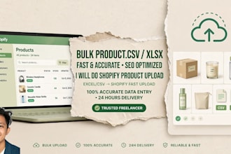 do shopify product listing with variants and SEO