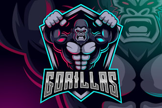 make awesome greatest gorilla logo design