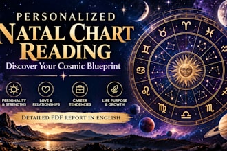 create and interpret your personalized natal birth chart