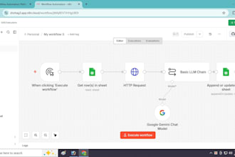 build ai powered n8n workflows with gemini or openai and google sheets