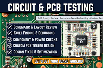 test circuit pcb tester and prototype review and design