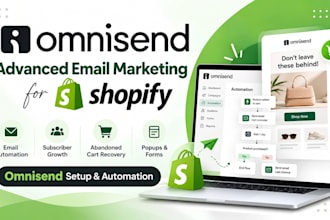 setup omnisend email automation flows for shopify ecommerce