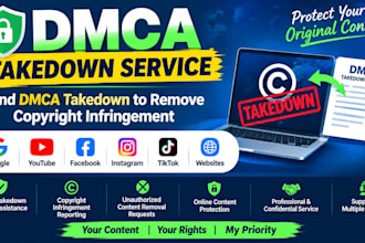 send dmca takedown to remove copyright infringement