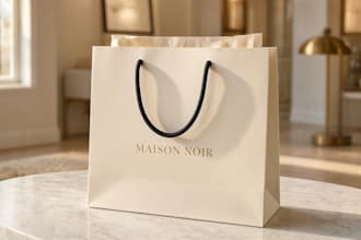 design modern branded shopping bags for your company