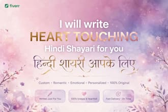 write beautiful original hindi shayari for love and sadness