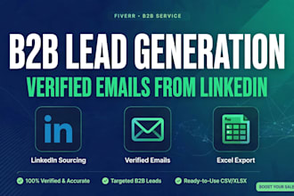 find verified b2b email addresses from linkedin