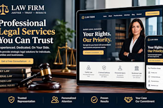 design lawyer website lawyer firm attorney notary website on wix or wordpress