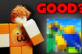 make a roblox  blender thumbnail