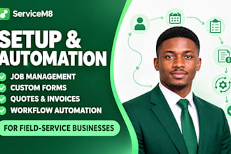 set up and customize your servicem8 job management system