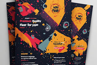 create premium quality flyer design for you