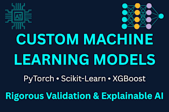 build custom machine learning and deep learning models in python