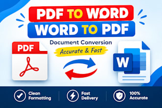 convert PDF to word and word to PDF accurately