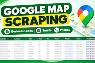 do google maps scraping and local business lead generation