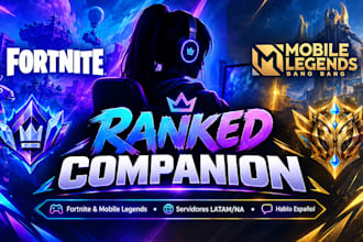 be your ranked gaming companion for fortnite and mobile legends