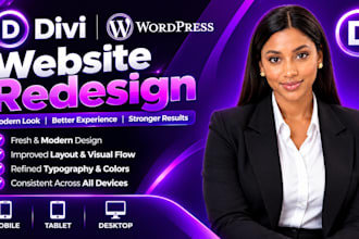 redesign divi website, divi homepage redesign, wordpress design