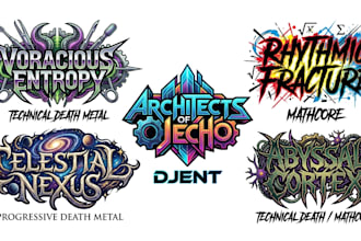 draw old school death thrash goregrind deathgrind logo