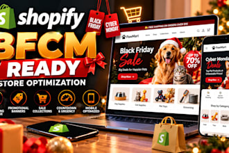 optimize shopify store for black friday cyber monday sales