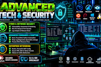 setup secure VPN harden linux servers and configure firewall rules