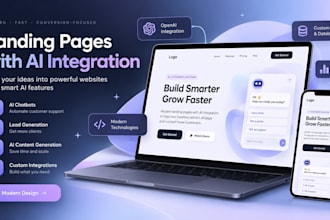 build a conversion and ai optimized landing page