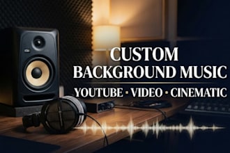 create custom cinematic background music for podcast intro outro youtube intro