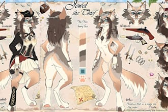 draw furry art nsfw furry character ref sheet protogen ref sheet feral character