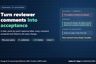write your response to reviewers letter for your journal revision