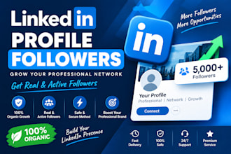 grow your linkedin profile followers organically