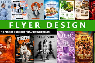 design a professional and modern flyer designs