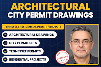 do architectural city permit drawings for tennessee residential permit projects